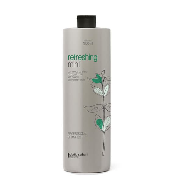 Шампунь тонизирующий с ментолом для всех типов волос REFRESHING MINT PROFESSIONAL LINE, 1000 мл
